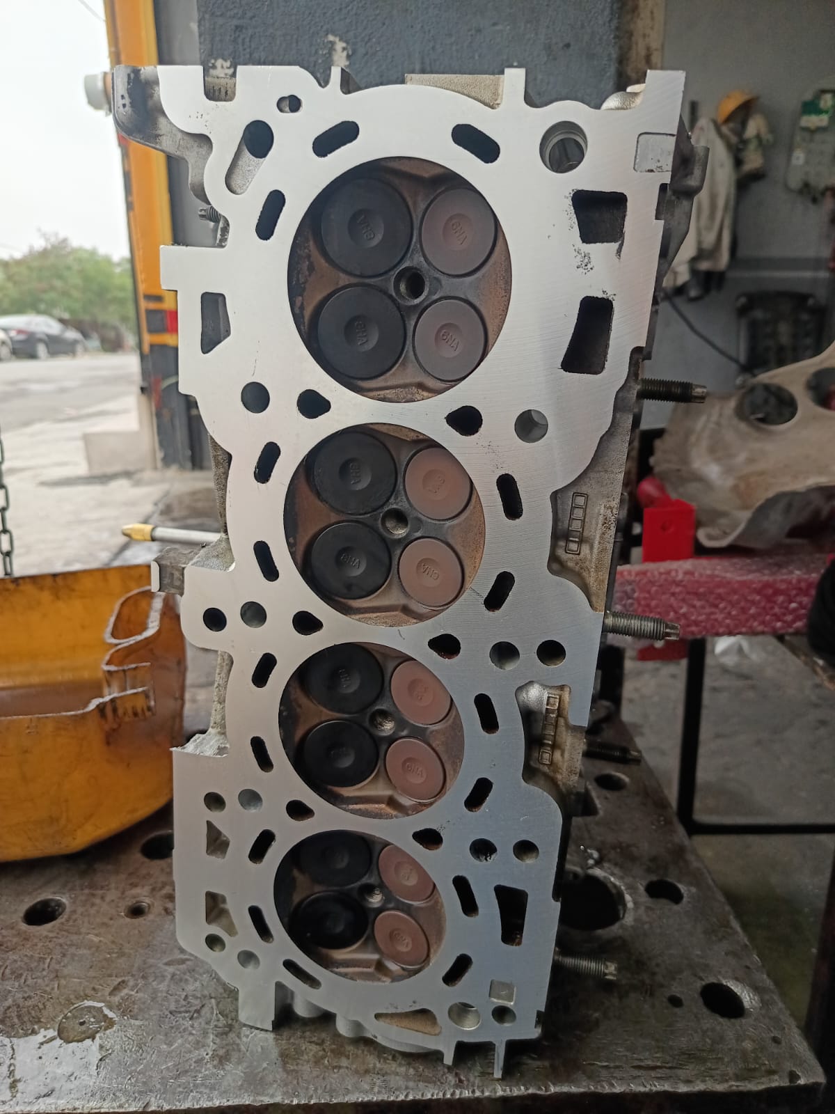 Cabeza de motor rectificada