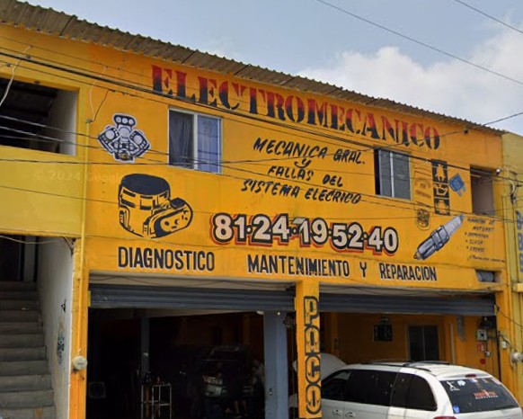 Fachada exterior del taller Electromecanico Paco